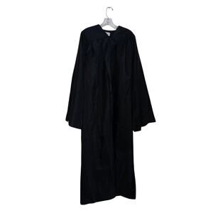 Academic Gown Graduation Robe Commencement 6'4 6'5 Unisex Matte Black